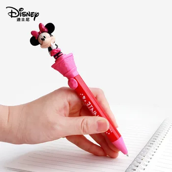 Disney Mickey Minnie 3D tvarovanie pero, kreatívne grafické efekty karikatúra roztomilý študent guľôčkové pero office písanie podpis pero darček