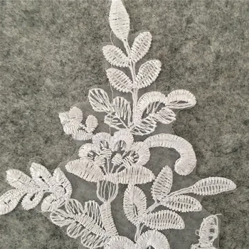 Biele čipky textílie hrudníka nášivka výšivky DIY oblečenie remeselníkov šitie dámskej blúzky, dekorácie falošné golier príslušenstvo