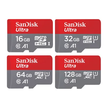 Originálne Sandisk Micro SD karty Class10 TF card16gb 32gb 64gb 128gb 80Mb/s, pamäťová karta pre samrtphone a PC stôl