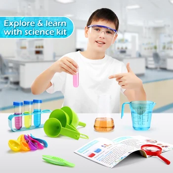 INKPOT 28 Ks Veda Experiment Hračka Nastaviť Ručne Veda Experiment Auta Vzdelávacie Chemické Experimenty deti Hračky Pre Deti