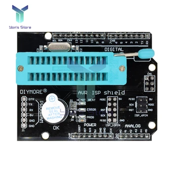 AVR ISP Programovateľné Rozšírenie Štít Rada Modul Pre Arduino R3 Mega2560 Atmega328P Nano Pro Mini Modul Bootloader
