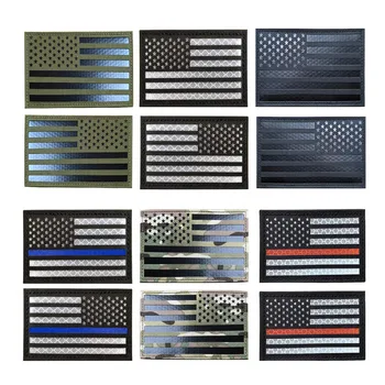 IR Vlajku USA Armády Patch odznaky Armlet Odznak Ramenný Patch PVC Vojenské Patch SEAL Team DEVGRU taktiky Americkej Vlajky patch