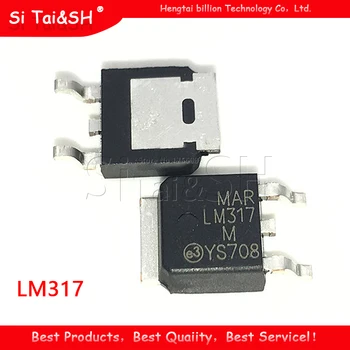 10pcs/veľa LM317 nastaviteľný regulátor napätia SMD tranzistorov NA-252 patch LM317M nový, originálny