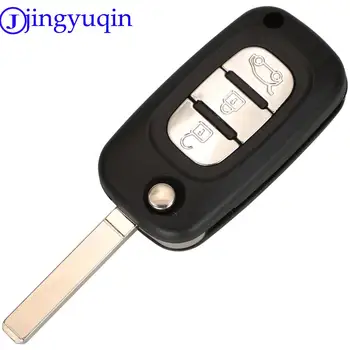 Jingyuqin 3 Tlačidlá Diaľkového Auto Kľúč Pre Mercedes-Benz, Smart Smart Fortwo 451 434Mhz ID46 PCF7941 Čip
