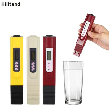 Digitálny Celkové Rozpustené Pevné Meter Tester 0-9990ppm Testovanie Kvality Vody Pero Vody Čistota PPM Akváriu Filter Presné Monitor