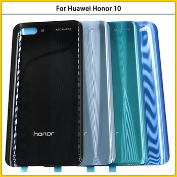 Nové Pre Huawei Honor 10 Zadné Bývanie Prípade Huawei Honor 10 Kryt Batérie Dvere, Zadný Kryt: Sklenený Panel S Objektív Fotoaparátu Nahradiť