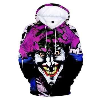 Joker 3d Tlač Mikina Hoodies Mužov A Žien Hip Hop Zábavné Jeseň Streetwear Hoodies Mikina Pre Páry Oblečenie