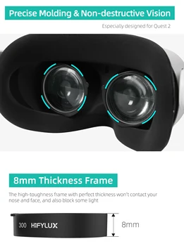 Hifylux Platí Pre Oculus Quest2 Krátkozrakosť, Okuliare, Rám QF11 Aspherical Živice VR Okuliare Príslušenstvo