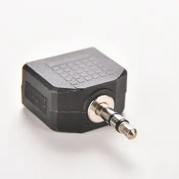 3,5 mm Samec Konektor do jednotky 2x3.5mm zásuvkový Konektor, Stereo Audio Mic Jack Adaptér Konvertor
