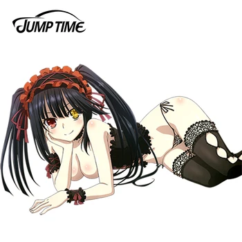JumpTime 13 cm x 8.2 cm Anime Sexy a Hot Girl Tokisaki Kurumi Krásne Grafické Vinyl Auto, Okno, Notebook, Obtisky