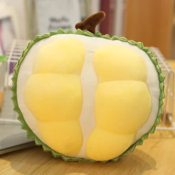 1pc 20 cm Cartoon Ovocie Durian Plyšové Hračky Roztomilý Simulácia Zeleniny Orange Vankúš Bábiky, Plyšové Mäkké Hračky Pre Deti Darček