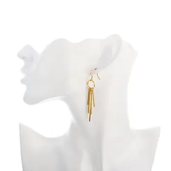 Veľkoobchod Zlatá farba ženy, svadobné háčik Náušnice Šperky, prívesky dievča, darček Roztomilý Módne Vianočný darček pekné AE070