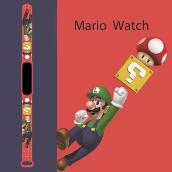Nový Mario Brothers Elektronické Hodinky Luigi, Princezná Cartoon Digitálnych Elektronických Vodotesný LED Hodinky detské Hračky Darček k Narodeninám