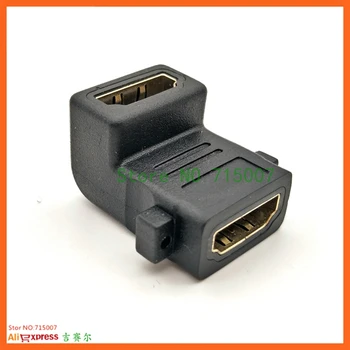 Kompatibilný s HDMI Kábel Extender 90 stupňového Uhla Rotujúce Adaptér Na Ženy, HDMI, Skladací Otočný Menič Pre HDTV Xbox 360