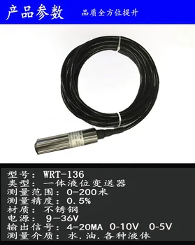 Manometrom senzor /input type snímač úrovne /hladinu vody vysielačov, 4-20mA 0-5V/10v RS485 drôtu dĺžka 5m 10 m 20 m