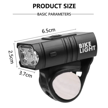USB Nabíjateľné Svetlo na Bicykel Nastaviť Bicykel T6 LED Predné Svetlo + COB LED zadné svetlo na Bicykli Prenosné Prachotesný Cyklistické Časti