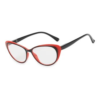 Elbru Módne Cateye Okuliare na Čítanie Ženy Cat Eye Jasný Objektív Presbyopia Okuliare Očí Vision Ďalekozrakosť Okuliare Dioptrie+1,0 až+4.0