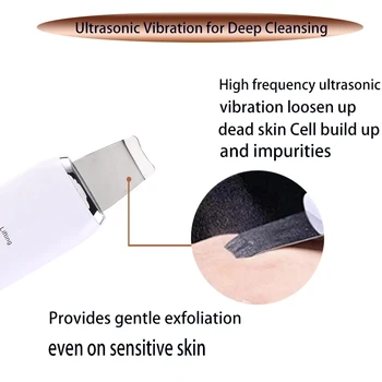 Pleť Práčky Ultrazvukové Hĺbkové Čistenie Tváre Stroj Odstránenie Nečistôt Blackhead redukuje Vrásky a škvrny Tváre Práčky Peeling