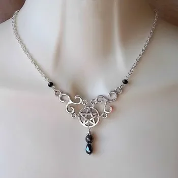 Nové Módne Gotický Pentagram Triskele Symbol Celetic Náhrdelník Pohanské Šperky