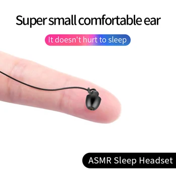 Univerzálny In-ear 3,5 mm Spánku Slúchadiel, Mäkké Silikónové zvukovo izolované A Hluk-Dôkaz, Slúchadlá S Mikrofónom Basy Hifi Slúchadlá