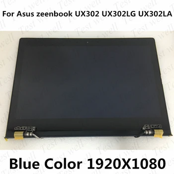 Pre Asus zenbook UX302 UX302LG UX302L UX302LA LCD Displej +Dotykový Displej Digitalizátorom. Sklo Senzor Montáž Hornej Polovici Časť