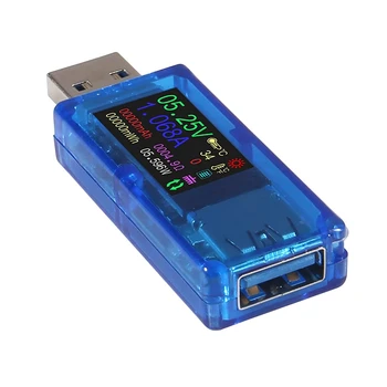 2PACK AT35 USB 3.0 Tester Power Meter 3.7-30V 0-4A Napätie Tester Multimeter Farebný Displej Aktuálne Meter Tester Detektorov