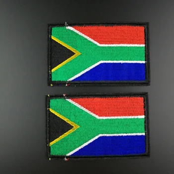 Južná Afrika Patch Vlajkou Krajiny, Vyšívané Cartoon Žehlička na Patche pre Oblečenie Bunda Odev Odznak Appliques Diy Príslušenstvo