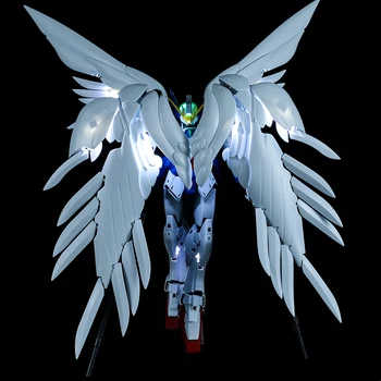 Bandai HIRM 1/100 XXXG-00W0 Lietajúce Krídlo Gundam Nula (EW) Robot Akcie Obrázok Pre LED Svetlo Nastaviť MG213 DIY Kit (Obrázok Č Model )