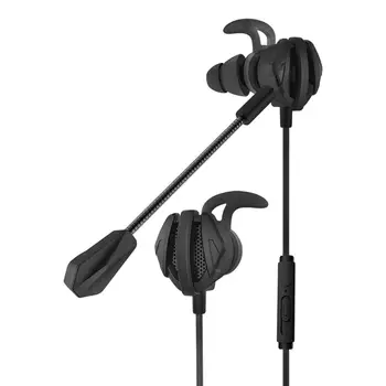 G9 Herné Slúchadlá Prilby na In-Ear Headset Stereo Slúchadlá Pre CS Hry 7.1 S Mic Ovládanie Hlasitosti PC Gamer Slúchadlá