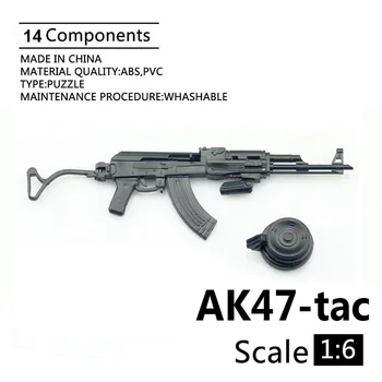 1:6 Vojak 4D Montáž Model AK47 AKM Zbraň Model Hračka