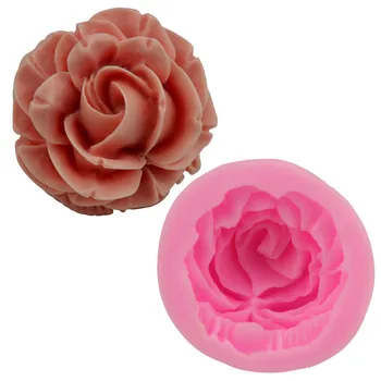 3D Ruže Kvet silikónové formy fondant formy cake zdobenie nástroje čokoláda gumpaste plesní