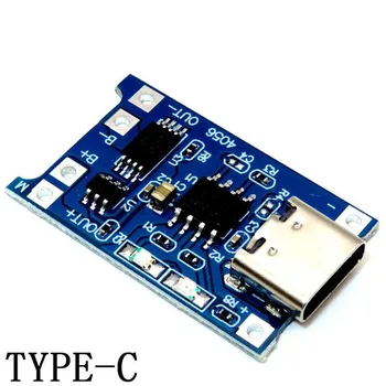 10Pcs Micro Typ-c, USB 5V 1A 18650 TP4056 Lítiové Batérie, Nabíjačky Modul Plnenie Doska S Ochranou Dual Funkcie 1A Li-ion