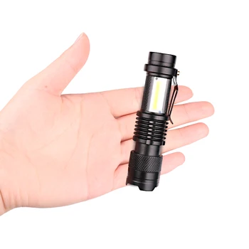 Taktická Baterka MINI Svetlo Lampy Žiarovky LED XP-G O5 Postavený V Batéria USB Nabíjateľná Baterka COB LED Zoomovateľnom Nepremokavé Z75