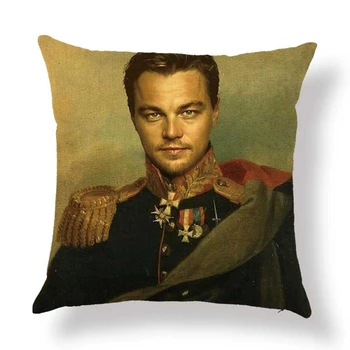 Olejomaľba Štýl Robert Downey Jr. Matt Damon Leonardo DiCaprio Všeobecné Kostým Decor Art Hodiť Vankúš Sofa Vankúš