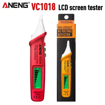 Nový Elektrický Indikátor Digitálny Test Ceruzka AC 12V-1000V Tester Elektrických Snímač LCD Displejom Napätie Detektora Test Pero Krupina