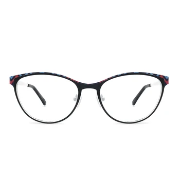 NONOR Klasické Módne Optické Okuliare Cat Eye Kovové Rámy Pre Ženy очки для зрения Dizajnér Okuliare Black Zmes Okuliare