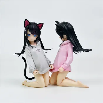 Anime Kawaii Roztomilý Model Owako Ripuka Cat Vytlačené Sveter Ver. PVC Akcie Obrázok Bábiky, Dekorácie Figúrka Darček