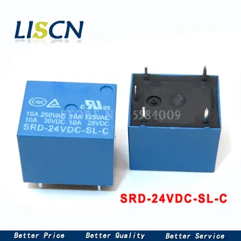 1pcs OPÔR-09V 12V 24VDC-SL-C 5-pin napájanie elektromagnetické relé OPÔR-09VDC-SL-C OPÔR-12v dc-SL-C OPÔR-24VDC-SL-C modrá relé