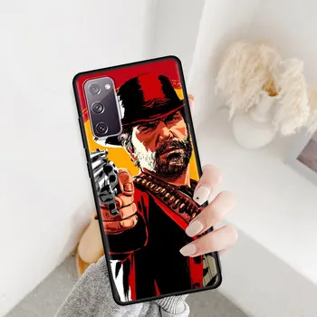 Red Dead Redemption 2 Kryt pre Samsung Galaxy S21 S20 FE Poznámka 20 Ultra S10 Lite S9 Plus S8 S10e Prípade mobilného Telefónu Shell Coque