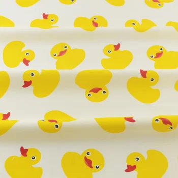 Booksew Krásne Malé Žlté Kačice Vzory Prešívanie Patchwork Keper Šitie Textilných Remesiel Bavlnenej Tkaniny Posteľná Bielizeň Tela
