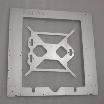 Reprap Prusa i3 MK2 Klon rám striebornej farbe hliníkový rám auta 6mm hrúbka vyrobený CNC