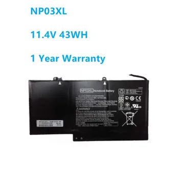 Notebook Batérie NP03XL pre HP Pavilion X360 13-A010DX TPN-Q146 TPN-Q147 TPN-Q148 HSTNN-LB6L 760944-421 15-U010DX 11.4 V 43WH