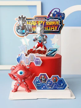 Zeta Altman Anime Postavy Anime Dekor Chlapci Darčeky Spoločné Môže Pohybovať Robot Hračka pre Chlapcov, Hračky vesmíru hrdina chlapec narodeninovú tortu dekorácie