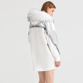 2020 OD umelú kožušinu kabát shaggy bunda ženy bunda dámske zimné móda