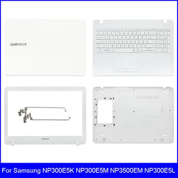 Nový Notebook, LCD Zadný Kryt Pre Samsung NP300E5K NP300E5M NP3500EM NP300E5L Predný Rám Závesy opierka Dlaní Spodnej Prípade A B C D Pokrytie