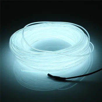 EL Drôt Neónové svietidlo LED Reťazec 2M 3M 5M Vodotesný Led Svetlá Party Dekorácie Pružné Lano Trubice pre Dovolenku 10 Farba