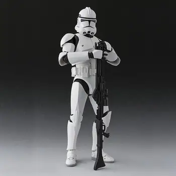 Disney Star Wars Shf 15 cm Hnuteľného Ríše Biela Vojak, Vojak Červenej Klon Box Akcia Obrázok Hračky Pvc Model Kolekcie Darček
