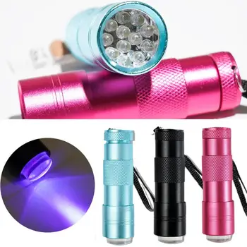 Mini UV Led Svetlo, UV LED Lampa na Nechty, Vlasy Pre Gélové Nechty 12 LED Baterka Prenosnosť na Nechty, Vlasy Stroj Nail Art Nástroje UV Svetlo