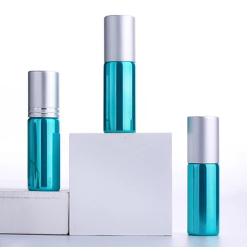 100ks/Veľa 5ml Zelená UV Sklo Esenciálny olej roll-on fľaša Parfum mini Naplniteľné Parfum Fľašu Malé vzorky