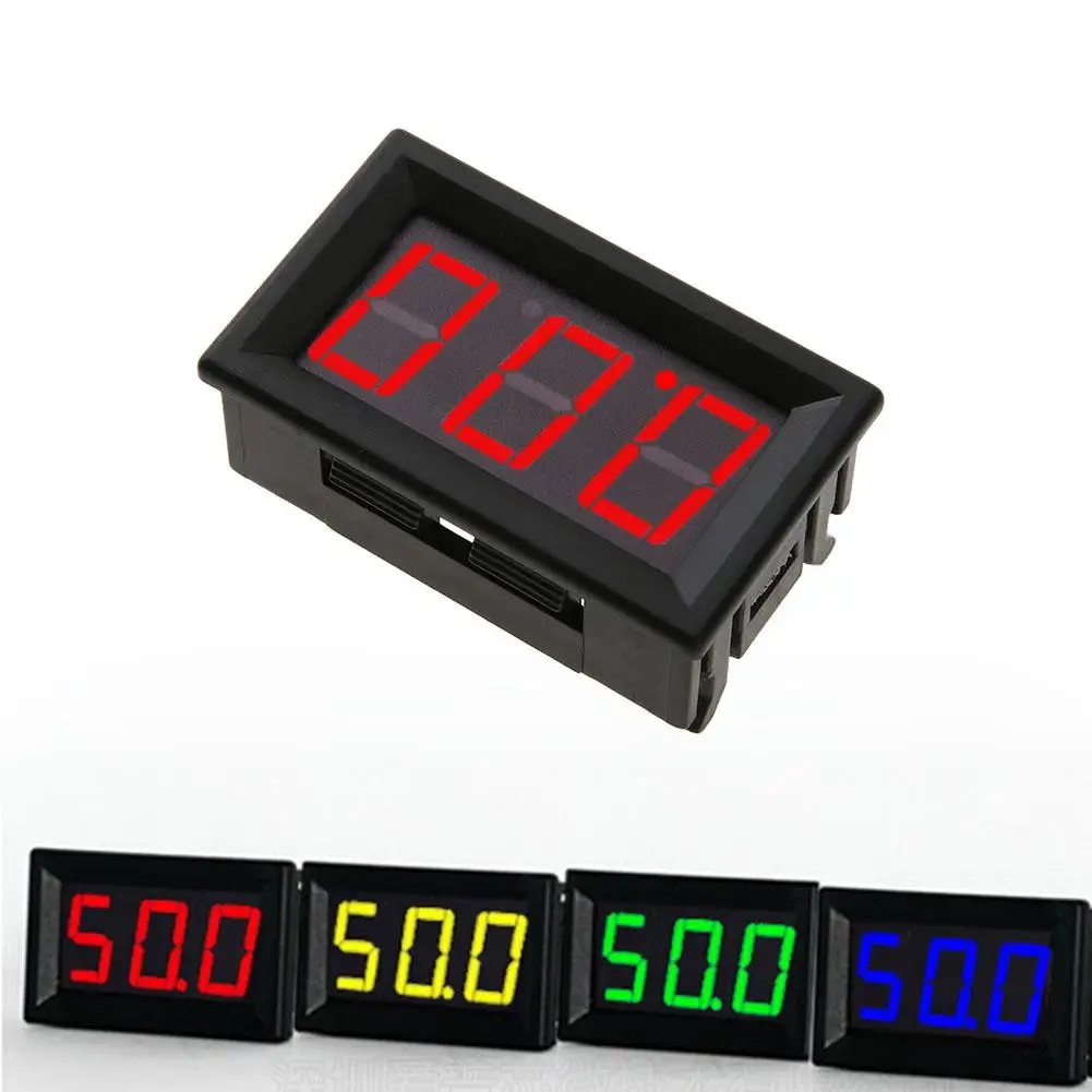 0.56 v Mini Digitálny Voltmeter Ammeter DC 0-100V 3-Wire Voltmeter LED Displej Digitálny Panel Meter LED Displej Auto Auto Digitálne 0